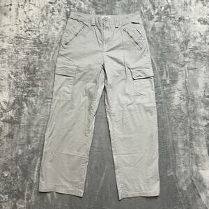 Rachel Paige Straight Cargo Pants Women's Size Medium Gray
